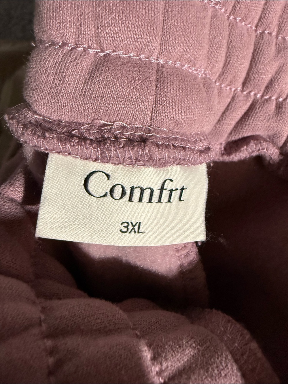 Comfrt Minimalist Sweatpants, Orchid, Size 3XL - Picture 7 of 7
